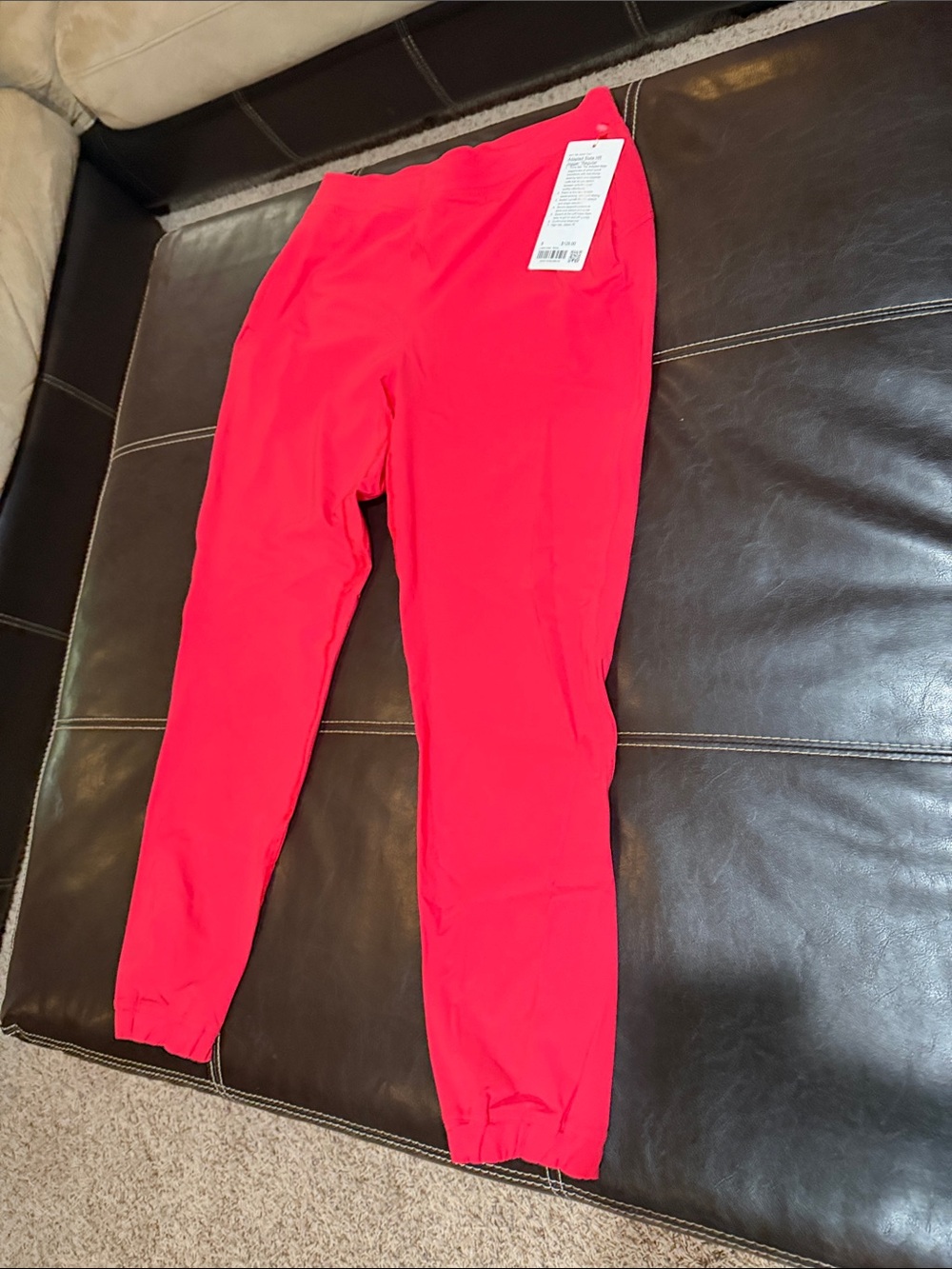 NWT Lululemon athletica Bright Pink Track Joggers - Picture 2 of 2